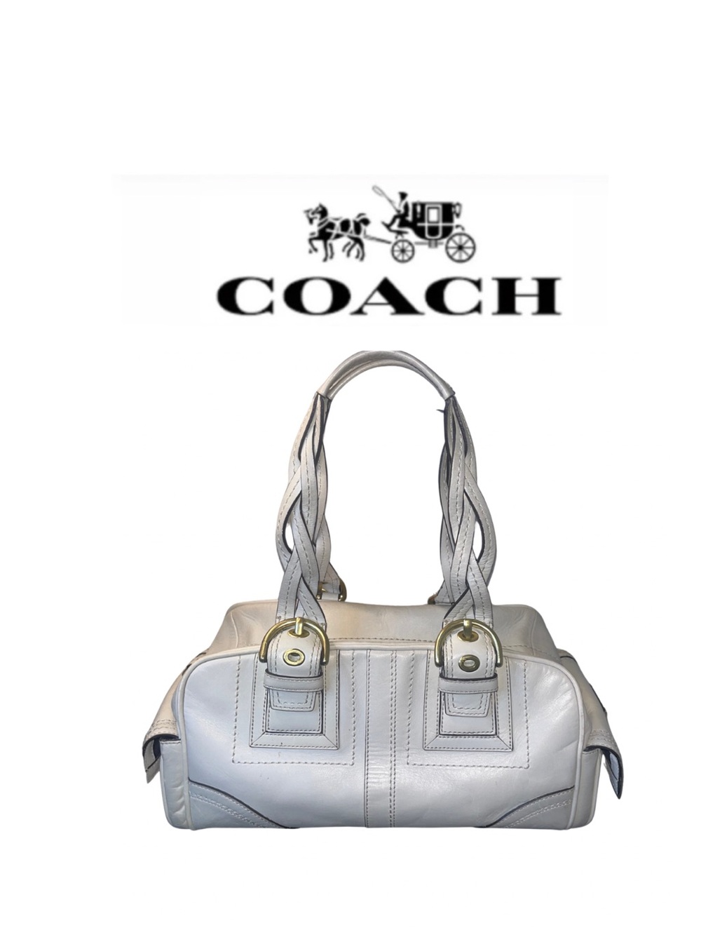 Coach Soho Mia Braided Satchel Bag